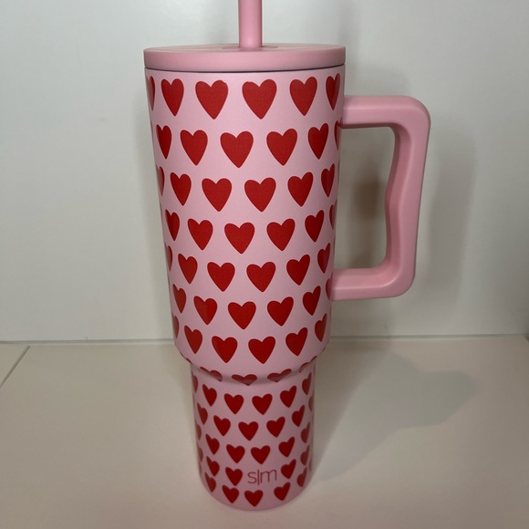 Simple Modern Hearts Valentines Trek 40 oz - Picture 1 of 7